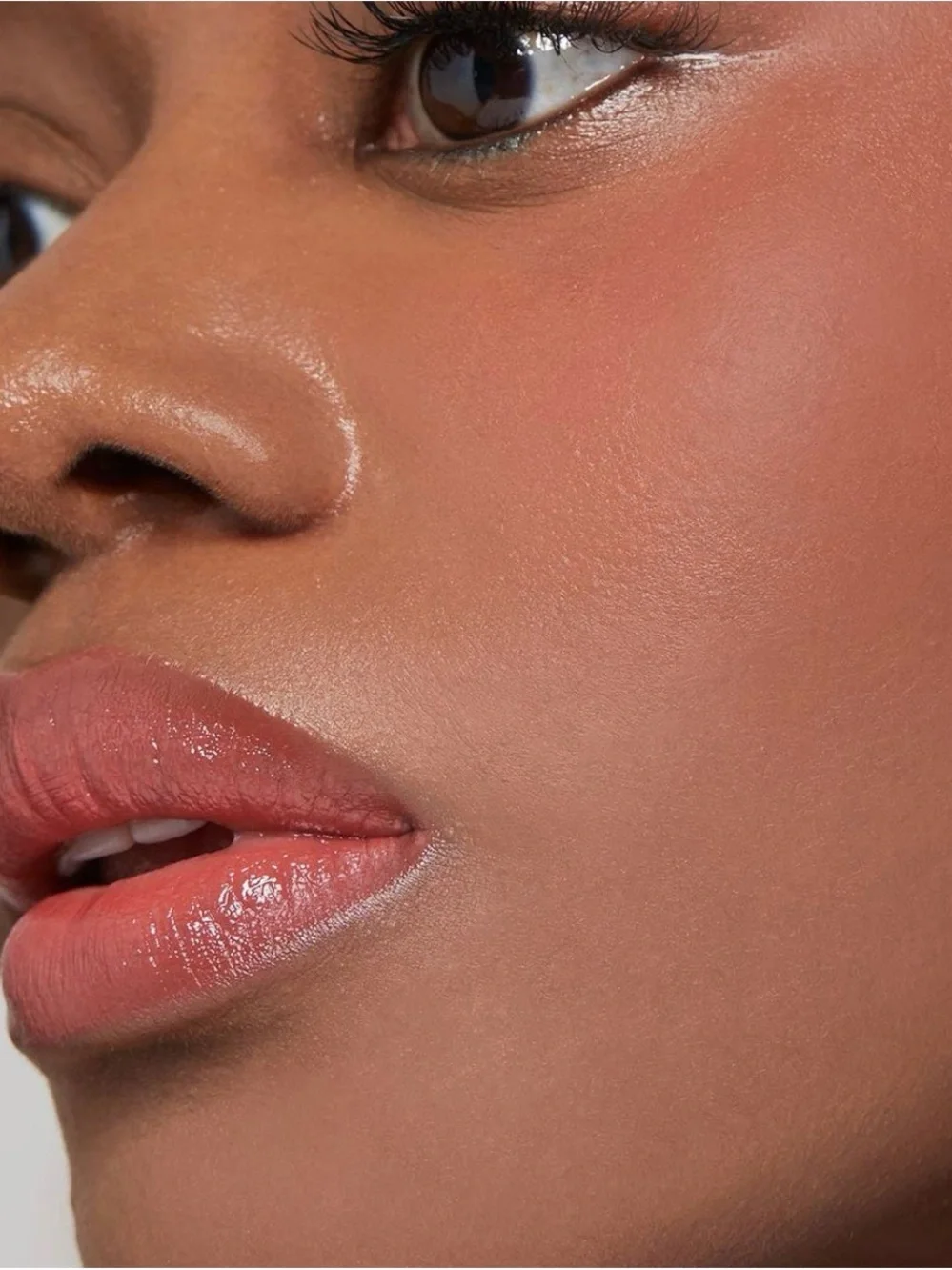 Tinted Pink Lip Gloss - Silky Non-Sticky Shine